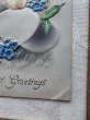 画像4: Postcard　アンティークポストカード　イースター 　ヒヨコと忘れな草のお花と卵　アメリカ1909年 (4)