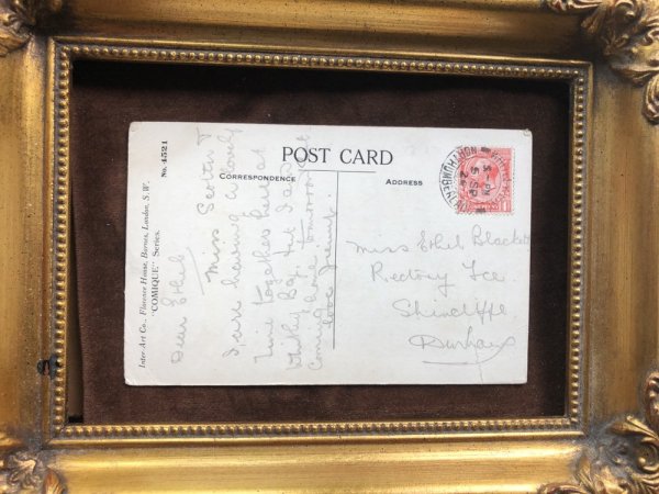 画像4: Postcard トランペットを吹く黒猫たち イギリス1924年 (4)