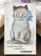 画像2: Postcard　白猫さん　イギリス1912年 (2)