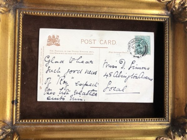 画像3: Postcard 2匹の子猫とカラス イギリス1903年 (3)