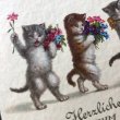 画像2: Postcard　4匹の子猫たち　Wally Fialkowska ドイツ1933年 (2)