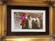 画像2: Postcard　ワイヤーフォックステリア犬と薔薇のお花　写真　イギリス1936年 (2)