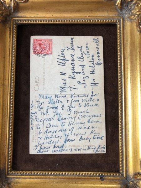 画像3: ▼SALE 500▼ Postcard  黒い豚さん イギリス1923年 (3)