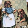 画像1: Postcard　怒るダックスフンド犬のお母さん　イギリス1907年 (1)