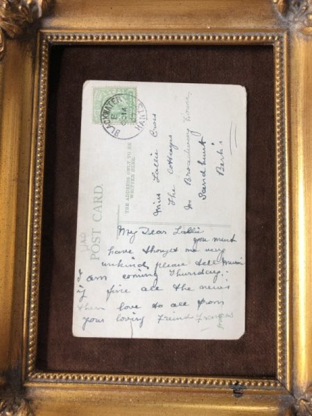 画像3: Postcard　怒るダックスフンド犬のお母さん　イギリス1907年 (3)