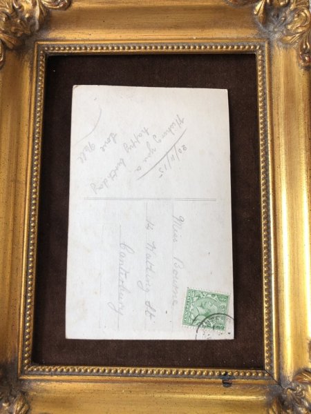 画像3: Postcard グレートピレニーズ犬と小さな女の子 イギリス1915年 (3)