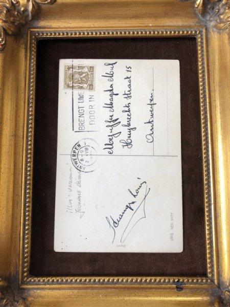 画像4: Postcard　ワイヤーフォックステリア犬と女の子　ベルギー (4)