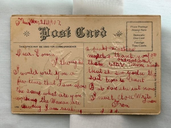 画像3: Postcard   アンティークポストカード 猫のお菓子屋さん Helena Maguire  (3)