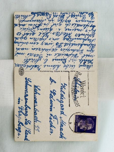 画像2: Postcard　アンティークポストカード　小熊の学校　テディベア　ドイツ (2)