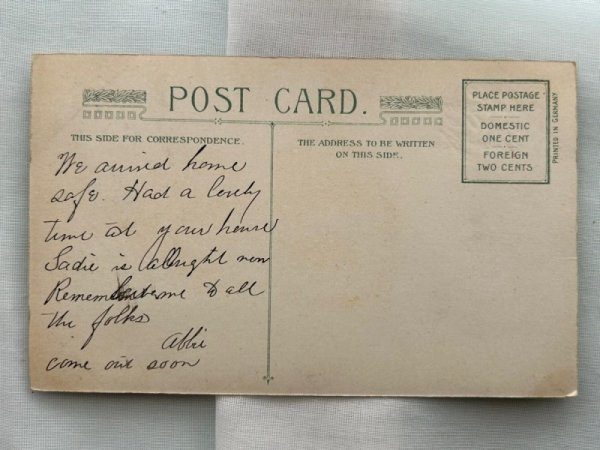 画像2: Postcard   アンティークポストカード 2匹の子猫たち Helena Maguire シルク貼り (2)