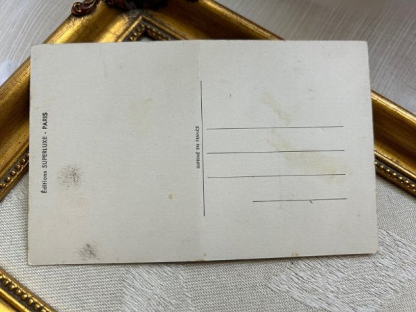 画像3: Postcard アンティークポストカード  買い物中の犬を冷やかす猫 Luce Andre (3)