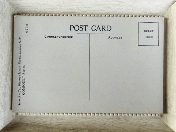 画像2: Postcard   アンティークポストカード クリスマス 黒猫と犬たち (未使用) (2)