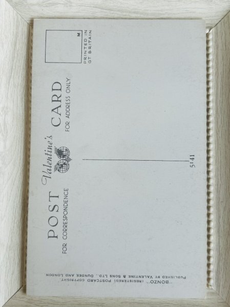 画像2: Postcard　アンティークポストカード　Bonzo 　ボンゾ犬　ラブレター　（未使用） (2)