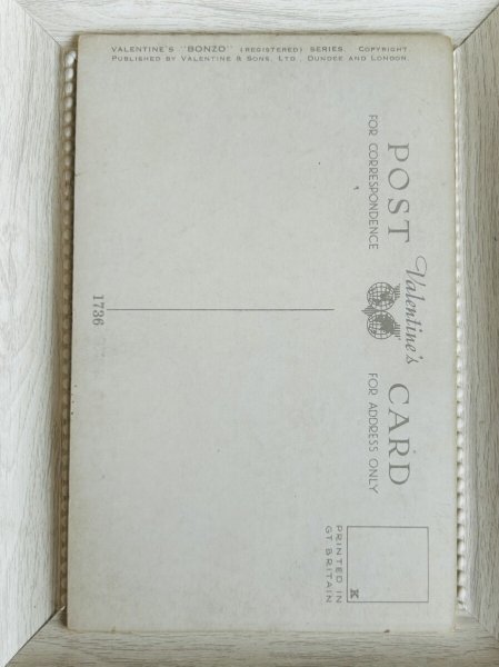 画像2: Postcard　アンティークポストカード　Bonzo 　ボンゾ犬　船員さんとボート　（未使用） (2)