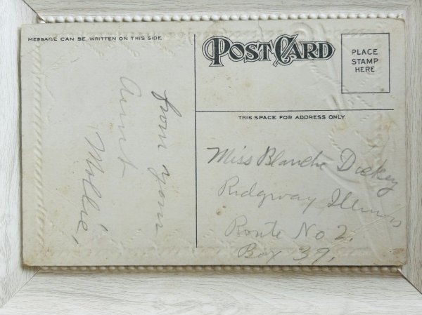 画像4: Postcard  　アンティークポストカード　日本の陶器と猫たち　キジトラ　白黒　Helena Maguire　 (4)