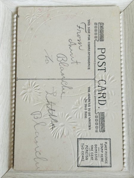 画像2: Postcard　アンティークポストカード　猫とお花 (2)