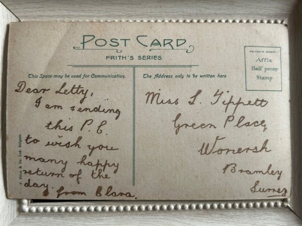 画像3: Postcard　アンティークポストカード　猫のお茶会　Kittens Tea Party　イギリス　 (3)