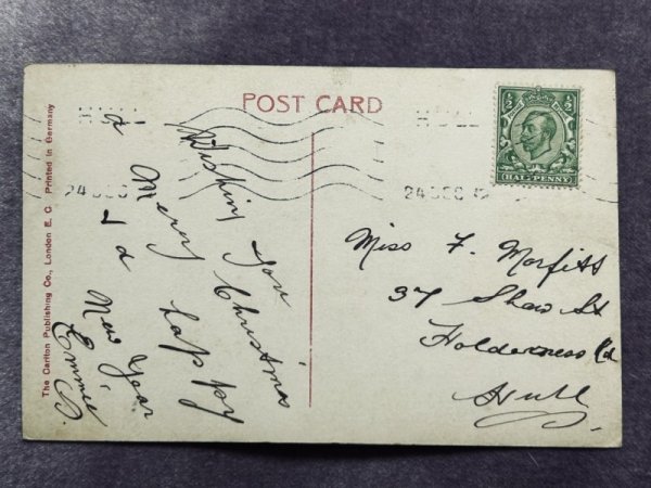 画像3: Postcard　アンティークポストカード　2匹の子猫　イギリス　写真 (3)