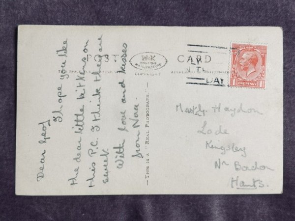 画像2: Postcard アンティークポストカード 4匹の子猫 イギリス (2)