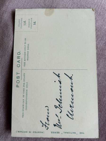 画像2: Postcard  　アンティークポストカード　ロバと犬　 (2)