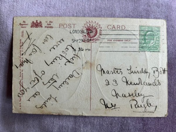 画像3: Postcard　アンティークポストカード　子猫　 (3)