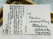 画像3: Postcard　アンティークポストカード　お風呂に入る女の子とダックスフンド犬　1914年 (3)