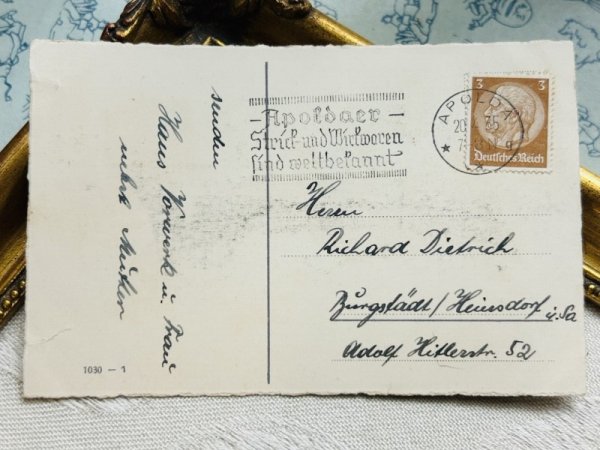 画像5: Postcard　アンティークポストカード　イースター 　ヒヨコの学校　ひよこ　ドイツ1935年 (5)