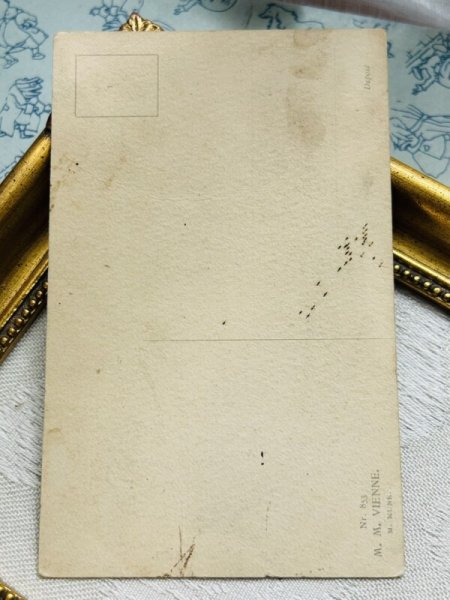 画像3: Postcard　アンティークポストカード　踊るタビー犬　ダンス　McKnight & A.E.Kenndy　M.M.VIENNE (未使用) (3)