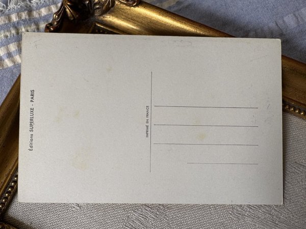 画像3: Postcard　アンティークポストカード　ゴールする猫に意地悪をする猫　犬の審判　フランス　Luce Andre （未使用） (3)