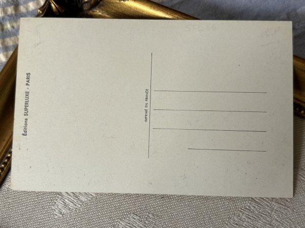 画像2: Postcard　アンティークポストカード　犬の歯医者さん　猫の患者さん　フランス　Luce Andre （未使用） (2)