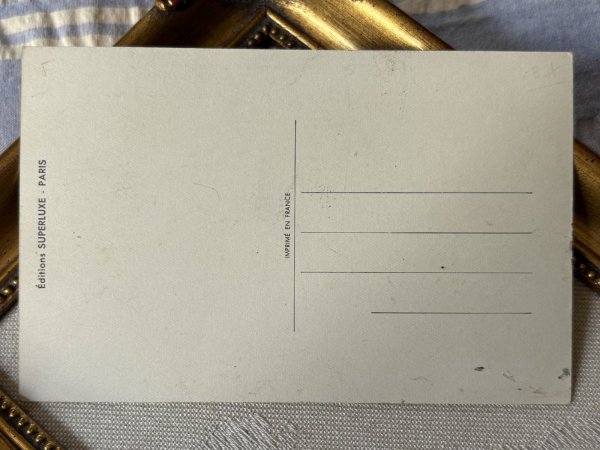 画像3: Postcard　アンティークポストカード　猫と犬の酒場　バー　お酒　フランス　Luce Andre （未使用） (3)