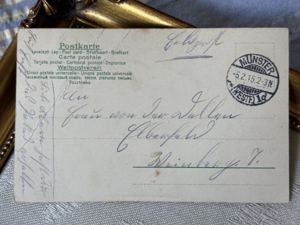 画像4: Postcard　アンティークポストカード　猫ジョッキーたちの斤量測定　騎手　ルイス・ウェイン　ドイツ1915年 (4)