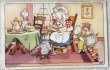 画像1: Postcard　アンティークポストカード　猫のおばあちゃん　絵本読み聞かせ　オランダ1949年 (1)
