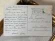 画像3: Postcard　アンティークポストカード　弟の服を繕うお姉さん猫　裁縫　1942年 (3)
