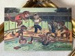 画像2: Postcard　アンティークポストカード 　プールで水遊びをする猫たち　 (2)