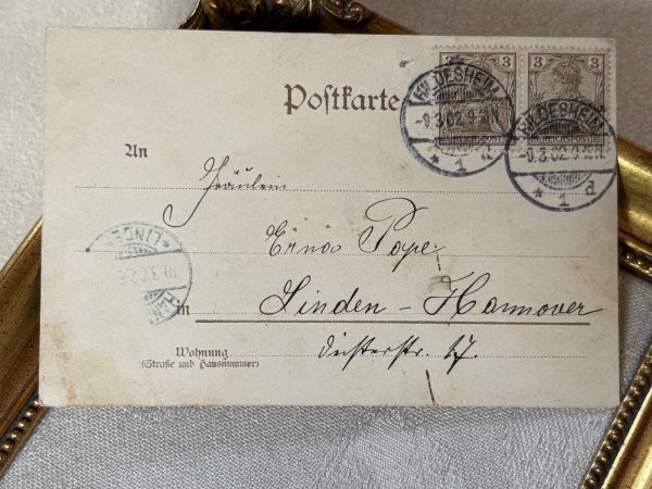 画像3: Postcard　アンティークポストカード 　キジトラの猫　Dorothy Travers Pope　ドイツ1902年 (3)