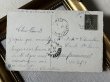 画像4: Postcard　アンティークポストカード　ダックスフンド犬を連れ歩く女の子　フランス1924年 (4)