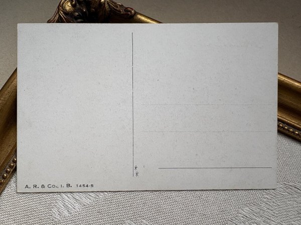 画像3: Postcard　アンティークポストカード 　イースター　黒猫と卵から生まれたヒヨコ　ウサギ　クロッカス　（未使用） (3)