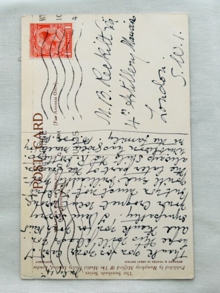 画像3: Postcard  アンティークポストカード　ハンモックの上で苺を食べる子どもたち　傘　The Sunshade Series  Margaret Tarrant　 (3)