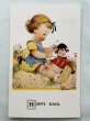 画像1: Postcard 　アンティークポストカード　お人形さんと女の子　 Mabel Lucie Attwell (1)