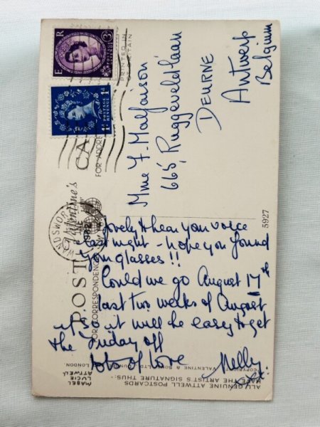 画像2: Postcard  アンティークポストカード ハイキング(山登り)をする女の子 5927 Mabel Lucie Attwell (2)