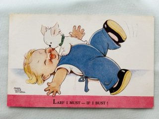マーベルルーシーアトウェル 天使に見守られて Mabel Lucie Attwell 守護天使に見守られて