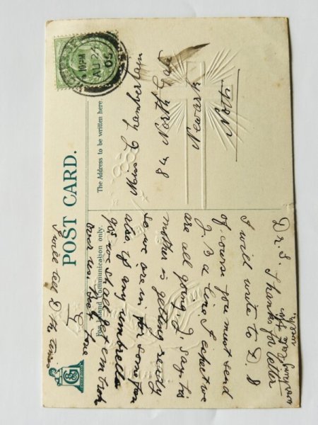 画像3: Postcard　アンティークポストカード  祈りを捧げる女性　MAILICK (3)