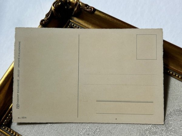 画像3: Postcard アンティークポストカード ドレスの試着中 Pauli Ebner (未使用) (3)