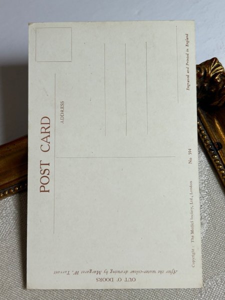 画像3: Postcard  アンティークポストカード　山羊飼い　ヤギ　The Goatherd   Margaret Tarrant　（未使用） (3)