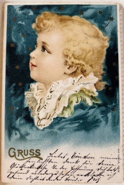 画像1: Postcard　アンティークポストカード　子ども　Ellen Clapsaddle ？ (1)