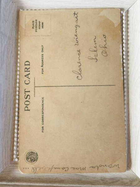 画像2: Postcard　アンティークポストカード　バレンタイン　ハート　電話をする女の子　Ellen Clapsaddle (2)