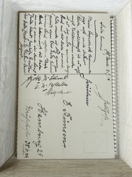 画像3: Postcard アンティークポストカード おやすみの時間 ベッドで眠る子どもたち キャンドル消灯 Pauli Ebner  (3)