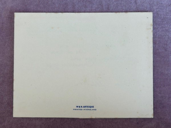 画像4: Greeting card　アンティークグリーティングカード　クリスマスプディング　イギリス (4)