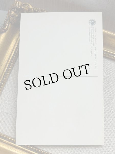 画像3: Postcard  ビンテージポストカード　祝福の小さな手　Little Hands outstretched to bless by Margaret Tarrant　（未使用） (3)